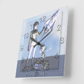 Horloge murale 101 Rocket Science (Angle)