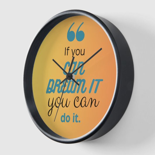 horloge murale 2025 (Angle)