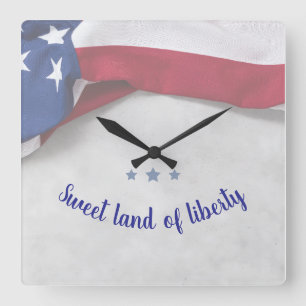 Horloge murale 250e anniversaire des États-Unis