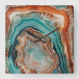 Horloge murale 3 D Agate
