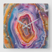 Horloge murale 3 D Agate (Recto)