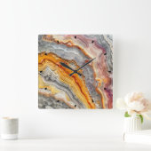 Horloge murale 3 D Agate (Maison)