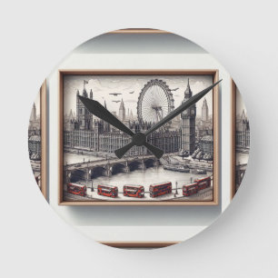 horloge murale 3d big ben