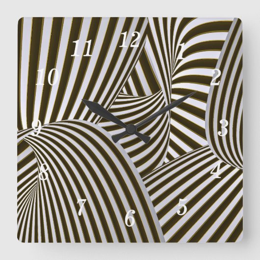 Horloge murale 3D Twinning (Recto)