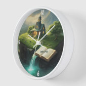 Horloge murale à aiguilles (Angle)