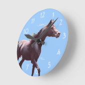 Horloge murale à cheval arabe (Angle)