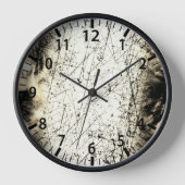 Horloge murale à design abstrait (Recto)