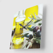 horloge murale à huile d'olive (Angle)