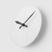 Horloge murale à impression numérique en bois rust (Angle)