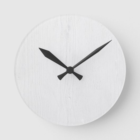 Horloge murale à impression numérique en bois rust (Recto)