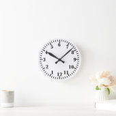 HORLOGE MURALE À L'ENVERS (avec des chiffres à l'e (Maison)