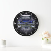 Horloge murale à quartz 1956 Chevrolet Bel-Air (Maison)