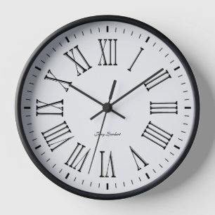 Horloge murale à signature