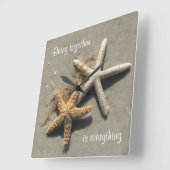 Horloge murale à thème de la plage (Angle)