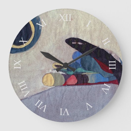 Horloge murale abstraite d'art moderne (Recto)