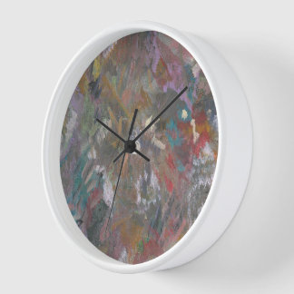 Horloge murale Abstraite moderne Gras "Jardin Fleu