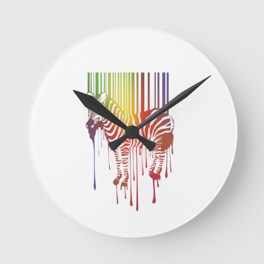 Horloge murale Abstraite Zebra (Recto)