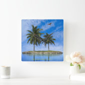 Horloge murale acrylique (Maison)