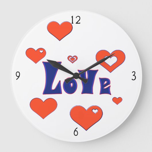 Horloge murale acrylique (Recto)