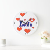 Horloge murale acrylique (Maison)