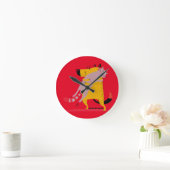 Horloge murale acrylique (Maison)
