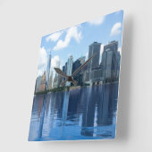 Horloge murale acrylique (Angle)