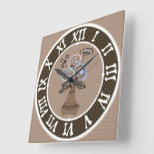 Horloge murale acrylique (Angle)