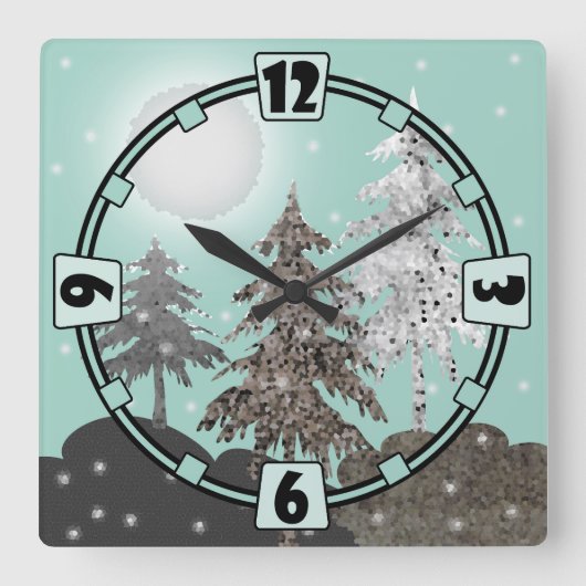 Horloge murale acrylique (Recto)