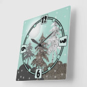 Horloge murale acrylique (Angle)