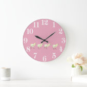 Horloge murale acrylique (Maison)