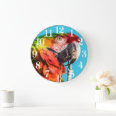 Horloge murale acrylique (Maison)