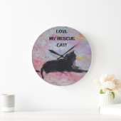 Horloge murale acrylique (Maison)