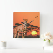 Horloge murale acrylique (Maison)