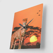 Horloge murale acrylique (Angle)