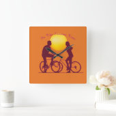 Horloge murale acrylique (Maison)