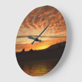Horloge murale acrylique (Angle)