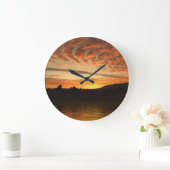 Horloge murale acrylique (Maison)