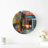 Horloge murale acrylique (Maison)