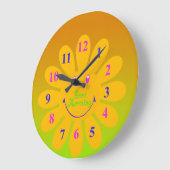 Horloge murale acrylique (Angle)