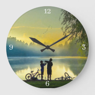 Horloge murale acrylique