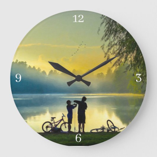 Horloge murale acrylique (Recto)