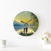 Horloge murale acrylique (Maison)