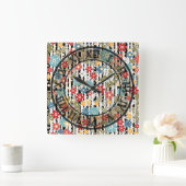 Horloge murale acrylique (Maison)