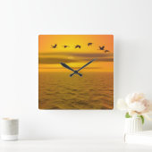 Horloge murale acrylique (Maison)