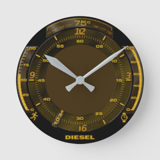 Horloge murale acrylique (Recto)