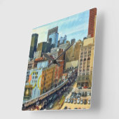 Horloge murale acrylique (Angle)