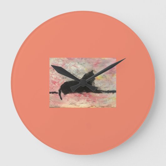 Horloge murale acrylique (Recto)