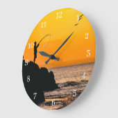 Horloge murale acrylique (Angle)