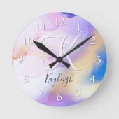 Horloge murale acrylique (Recto)