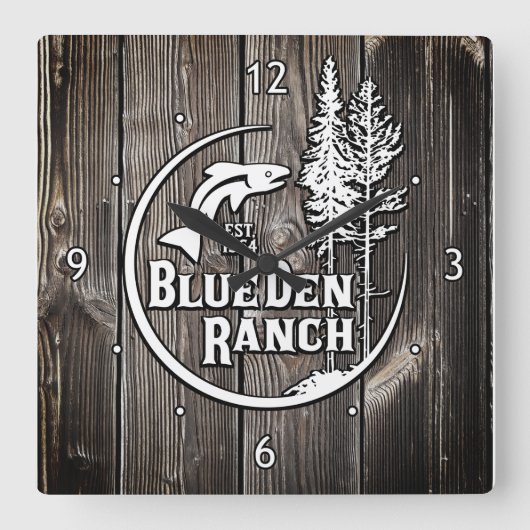 Horloge murale acrylique (Recto)